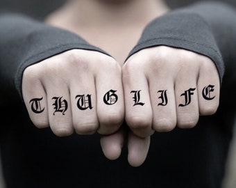 Gangster tattoo Etsy
