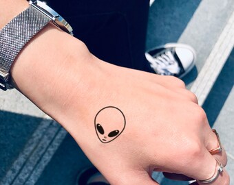 Cute Alien Tattoos Etsy