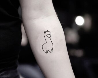 Llama Tattoos Etsy