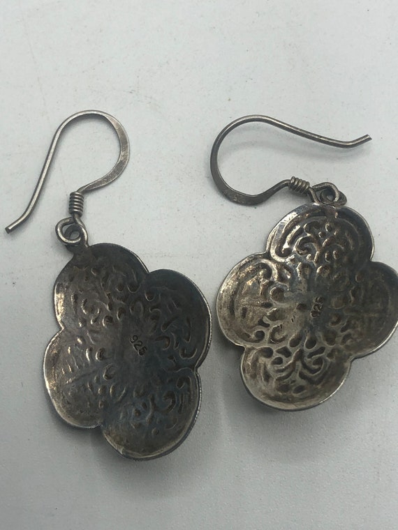 Sterling silver and lapis earring - image 4