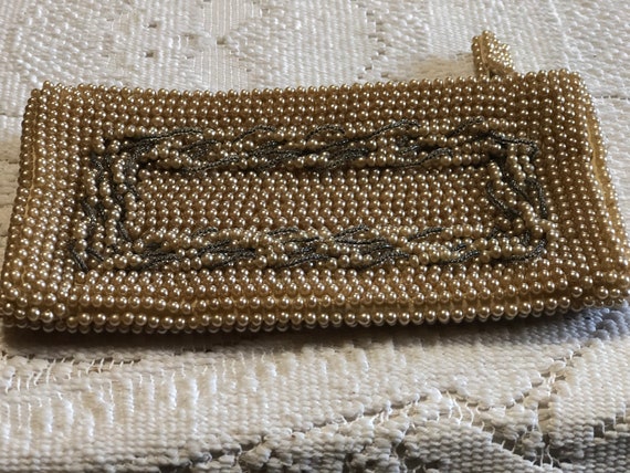 Gorgeous vintage glass beaded bag