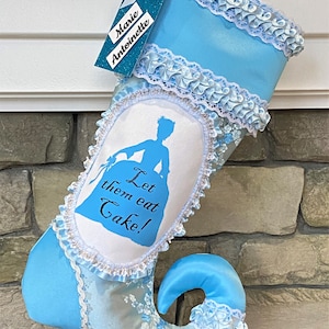 Marie Antoinette Christmas Stocking