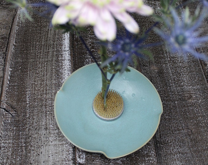 Japanese Style Ikebana Vase-Ceramic Ikebana-Handmade Ikebana vase-Ikebana vessel-Ikebana bowl-  Vase – clay vase – flower vase