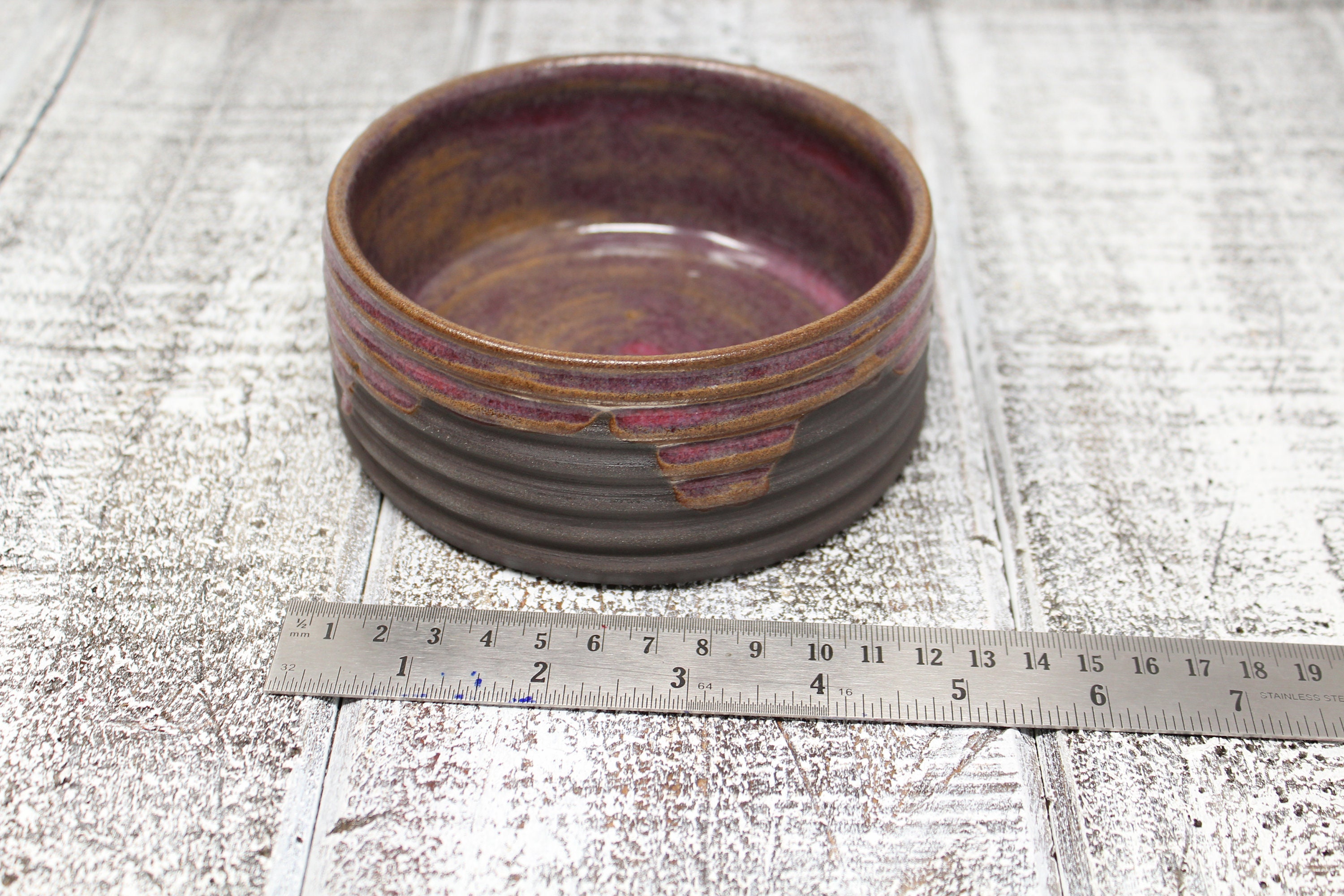Black Clay Ikebana BowlJapanese style vaseikebana bowlpottery