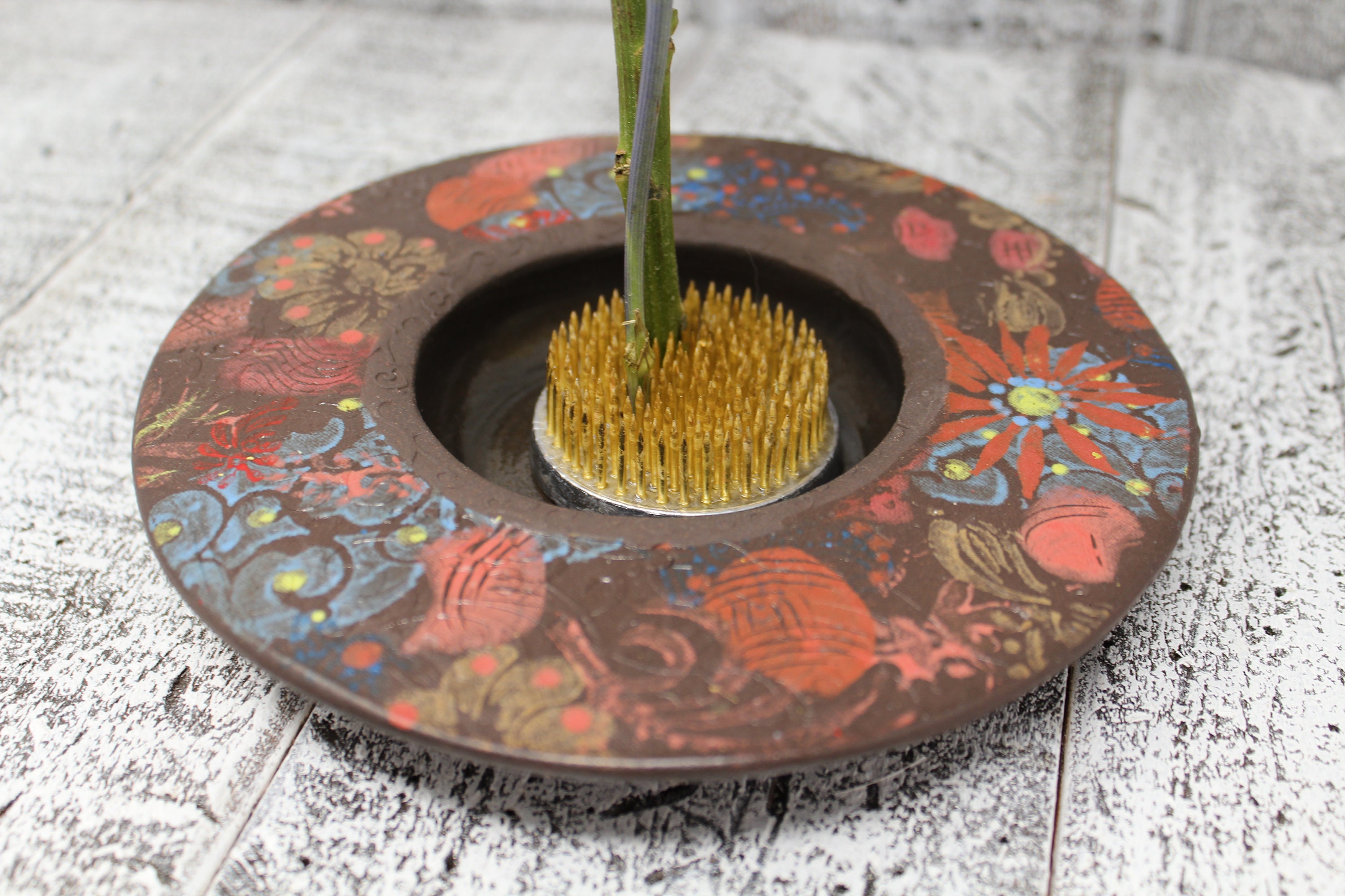 Ikebana vaseJapanese Style vase Ikebana Handcrafted Ikebana Vase