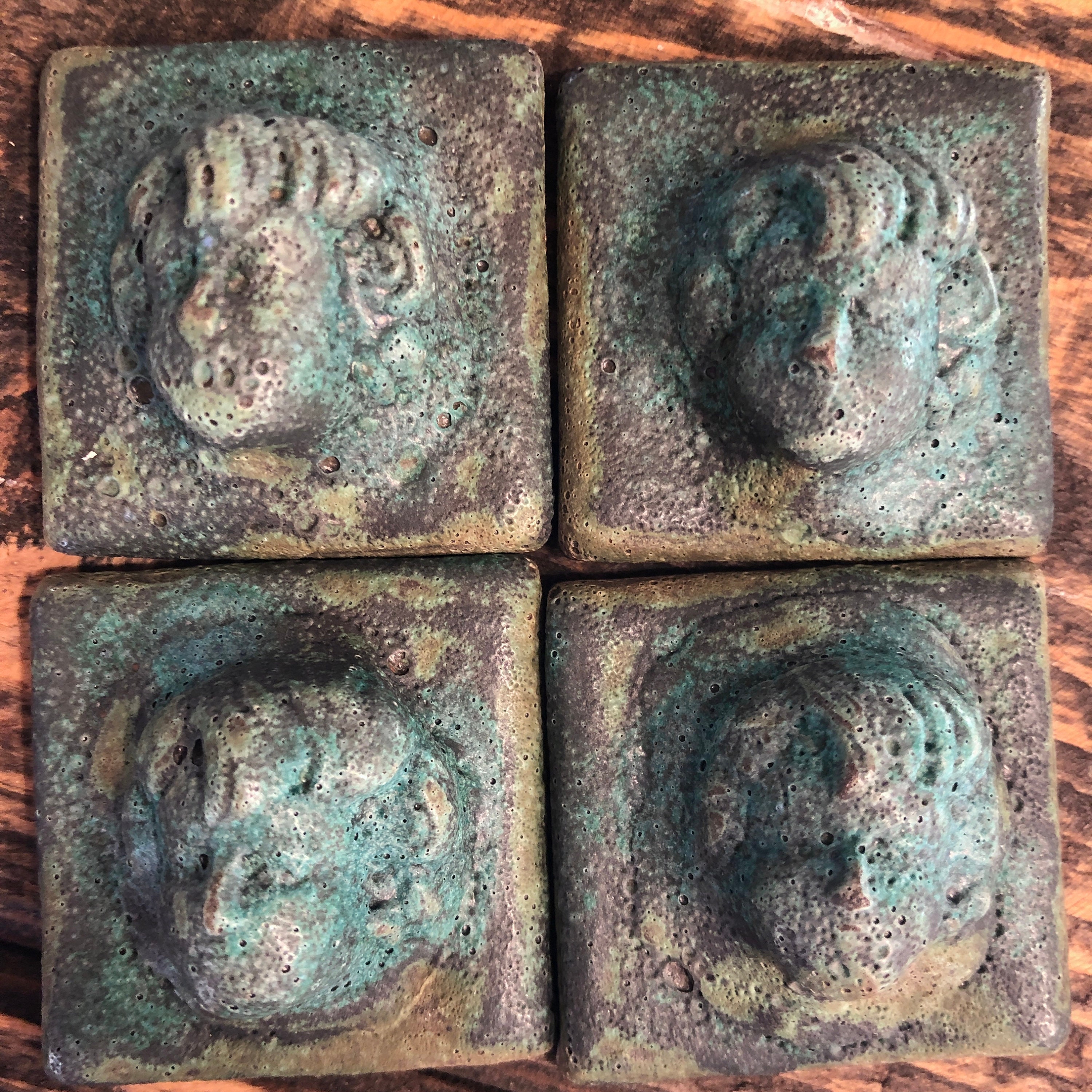 Patina Cherub Artisan Tiles and Coordinating Tile Optionsunique tile