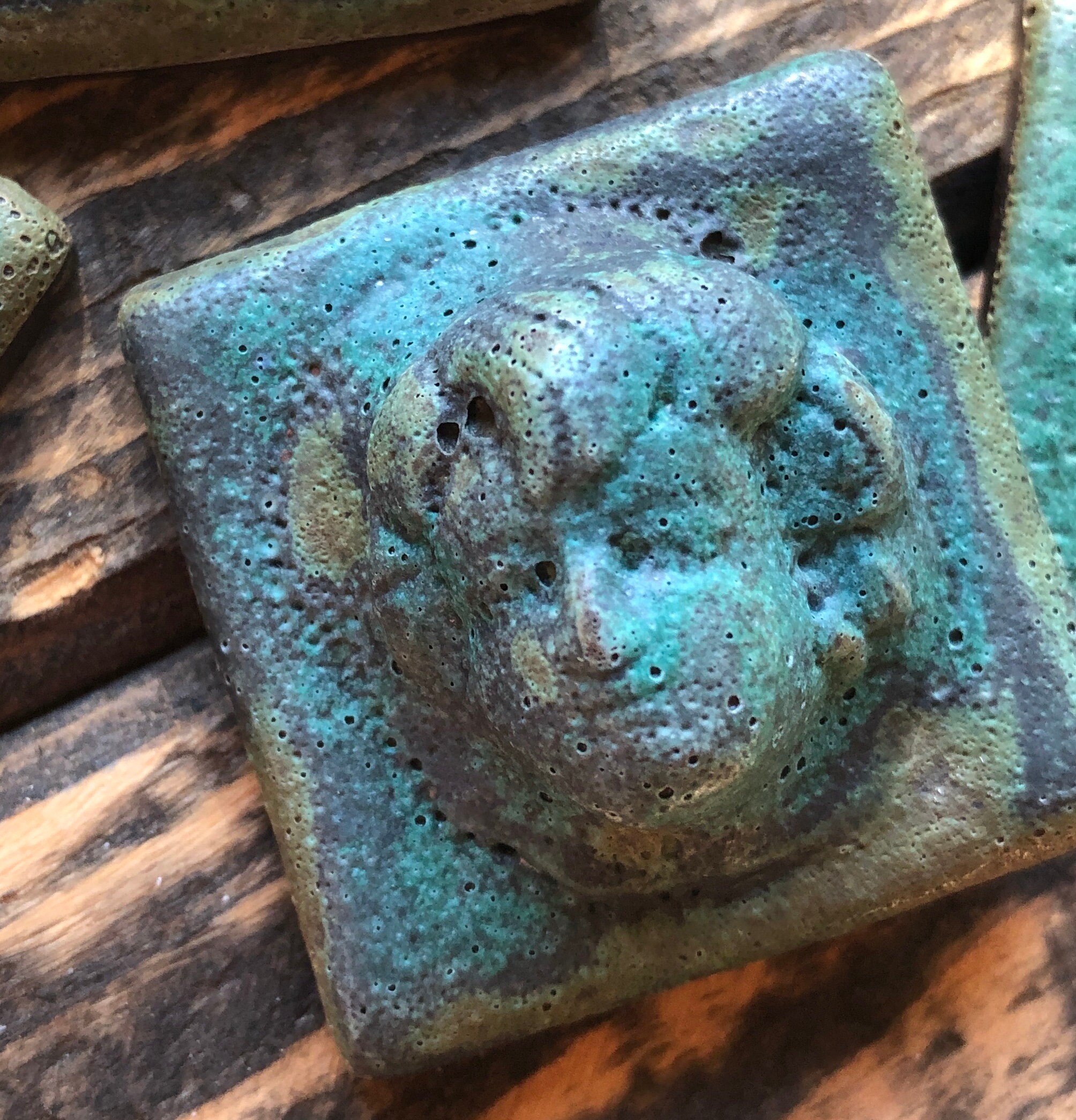 Patina Cherub Artisan Tiles and Coordinating Tile Optionsunique tile