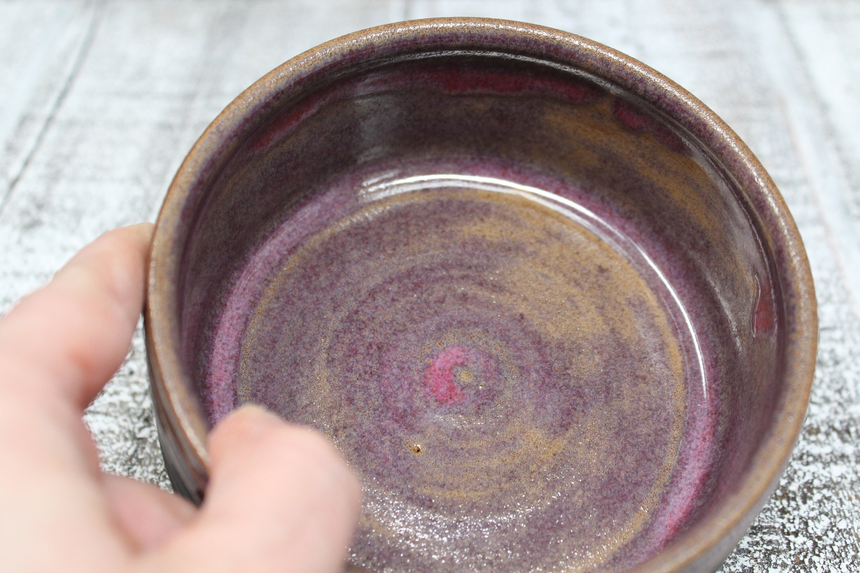 Black Clay Ikebana BowlJapanese style vaseikebana bowlpottery