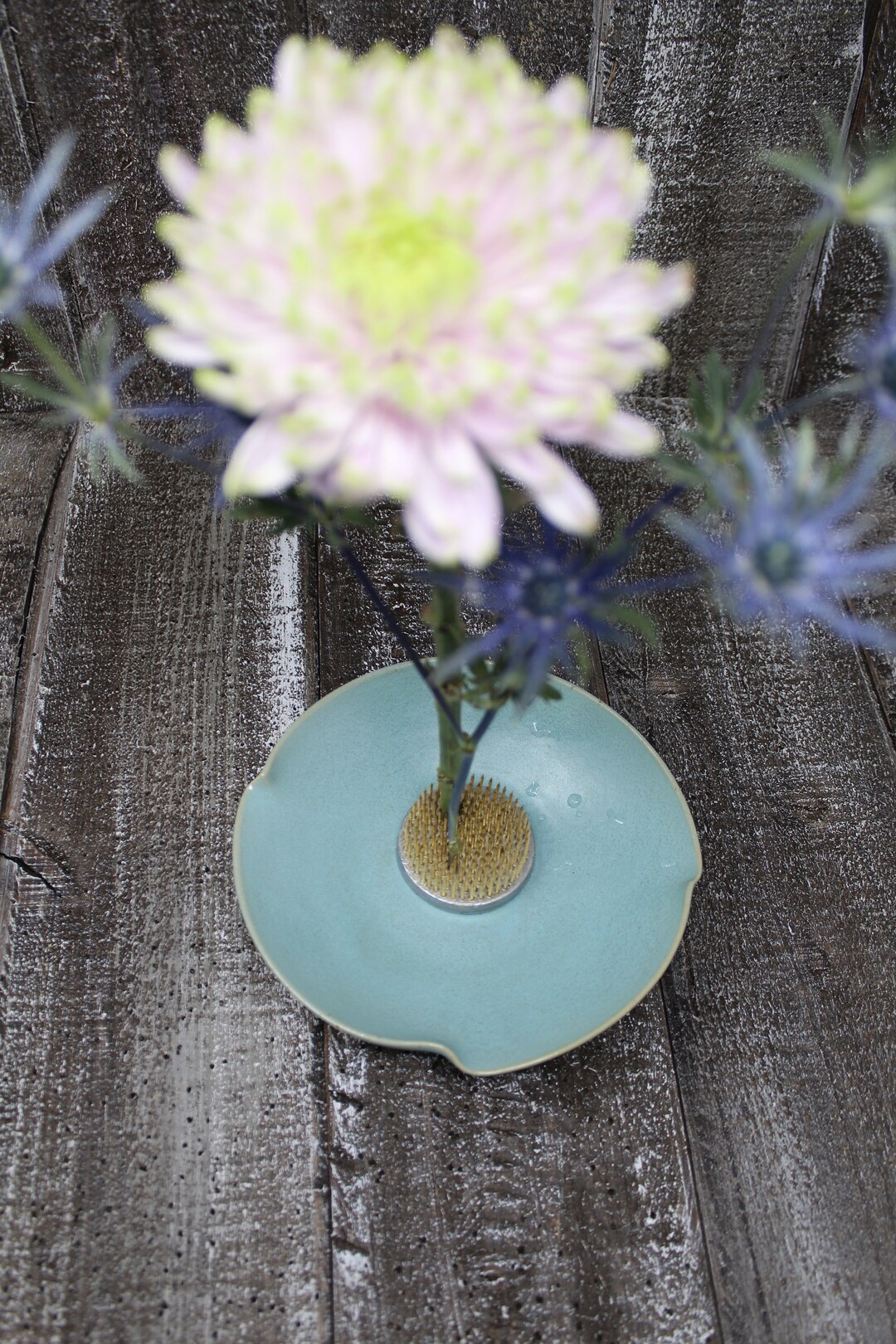 Japanese Style Ikebana Vaseceramic Ikebanahandmade Ikebana Etsy