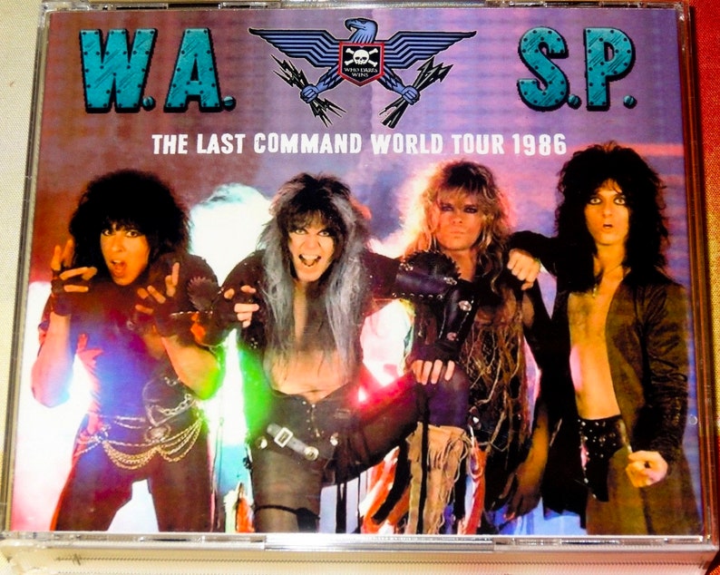 W.A.S.P. WASP Last Command World Tour 1986 Rare Live 3 CD Etsy