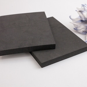 Kit professionale: spugna media (pad) e spugna dura (pad) per la realizzazione di fiori in tessuto, seta, pelle, carta. 2 pezzi