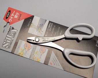 Super-sharp and ergonomic nipper-scissors with an additional hole for thick wire. Florist scissors. florist's cutters. Japanese cutters