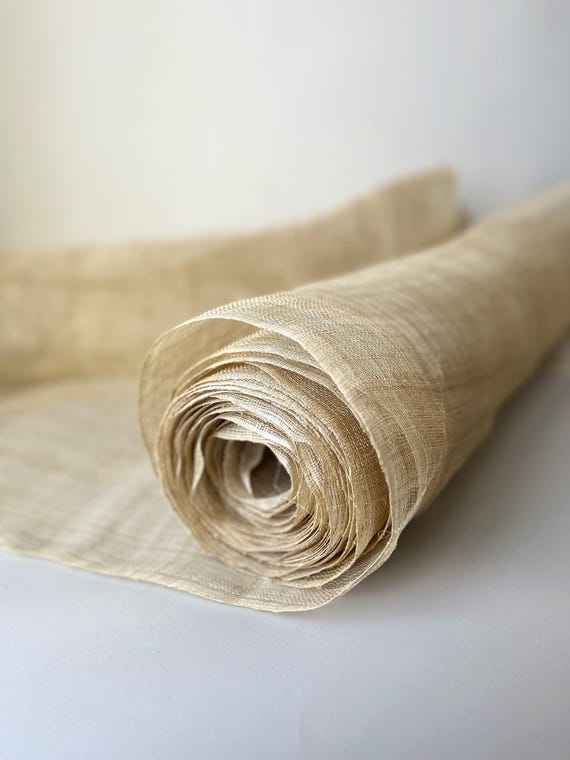 Vintage sinamay assorted. 1 meter material for making hats, fascinators
