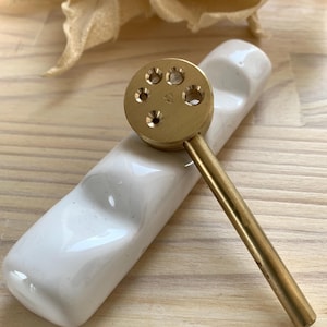 Fabric Flower Making Nozzle for creating  decorative tubes,grass and stems. Electric Soldering Iron Attachment.Millinery flowers making tool