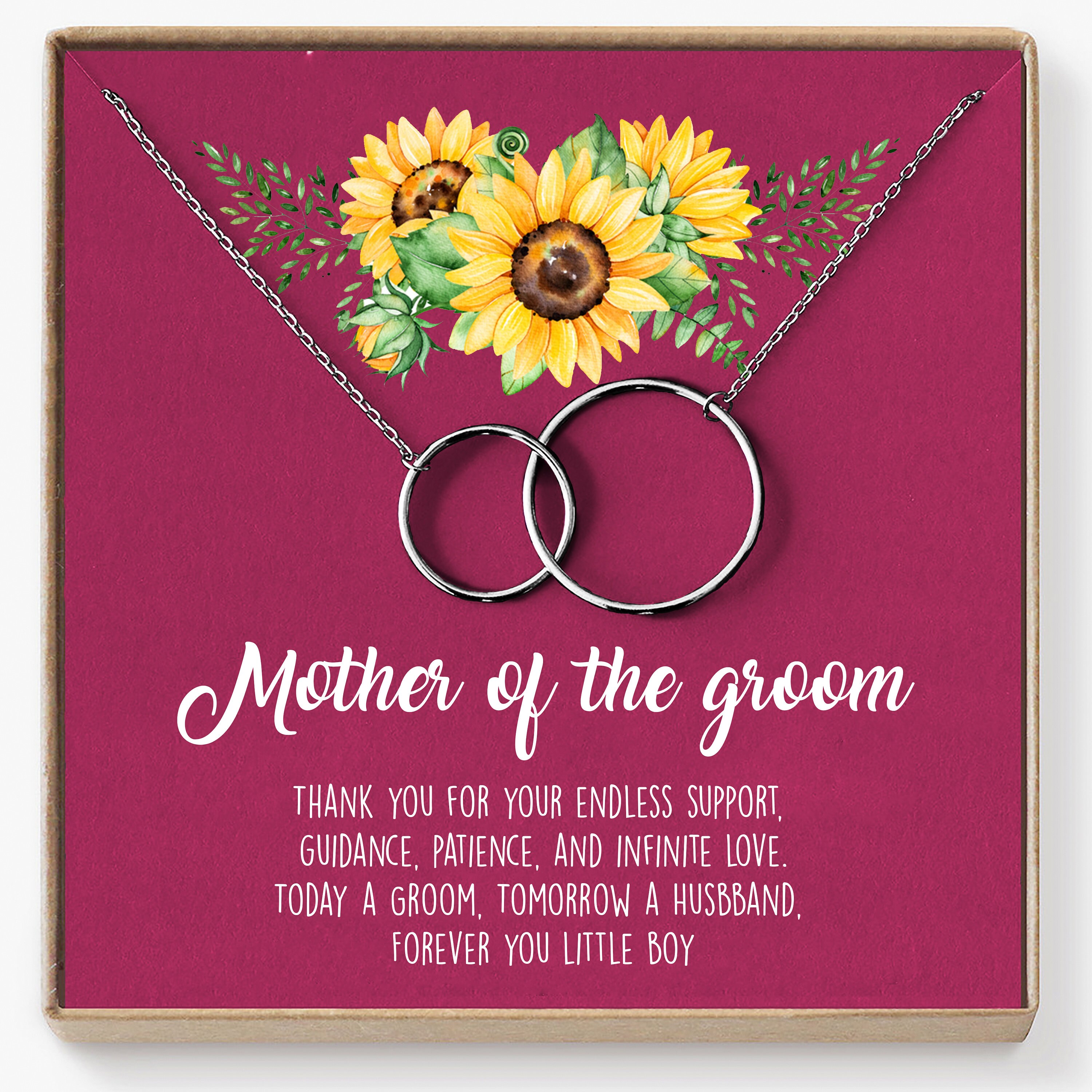 Mother Of The Groom Wedding Gift Necklace Wedding Gift Etsy