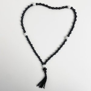 Handmade Beaded Rosary, Orthodox Prayer Beads, Religious Jewelry, Spiritual Gift, Beaded Rosary, Rosary with Cross, Stone Rosary.