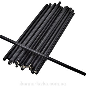 High-quality Ritual Candles, Church Orthodox beeswax candles, Thin candles, 21 cm, set of 25 pcs.