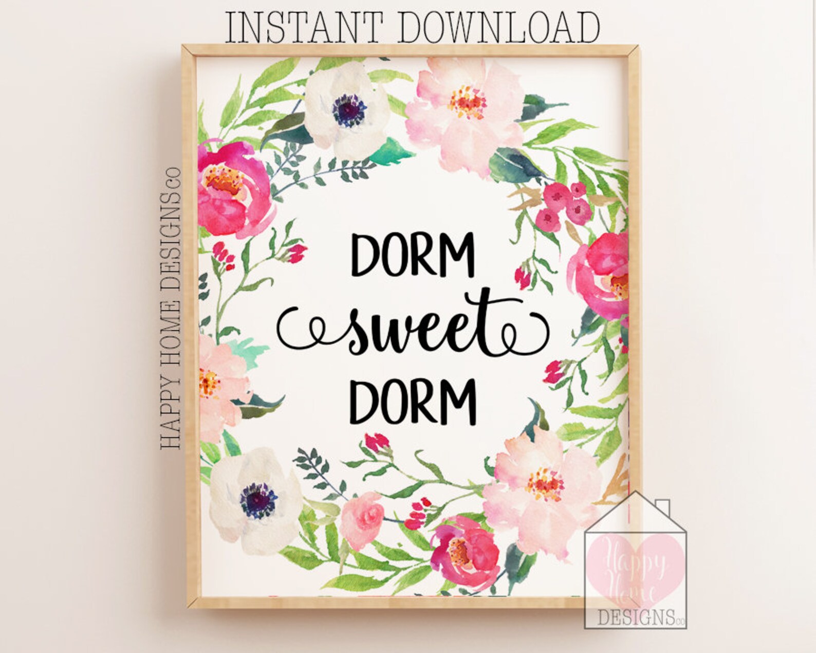 Dorm Room Decor Dorm Sweet Dorm Printable Dorm Sign | Etsy