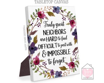 Neighbor Moving Away Quotes Gift For Neighbors Moving Home Gift Neighbors Farewell Gift | Etsy Canada