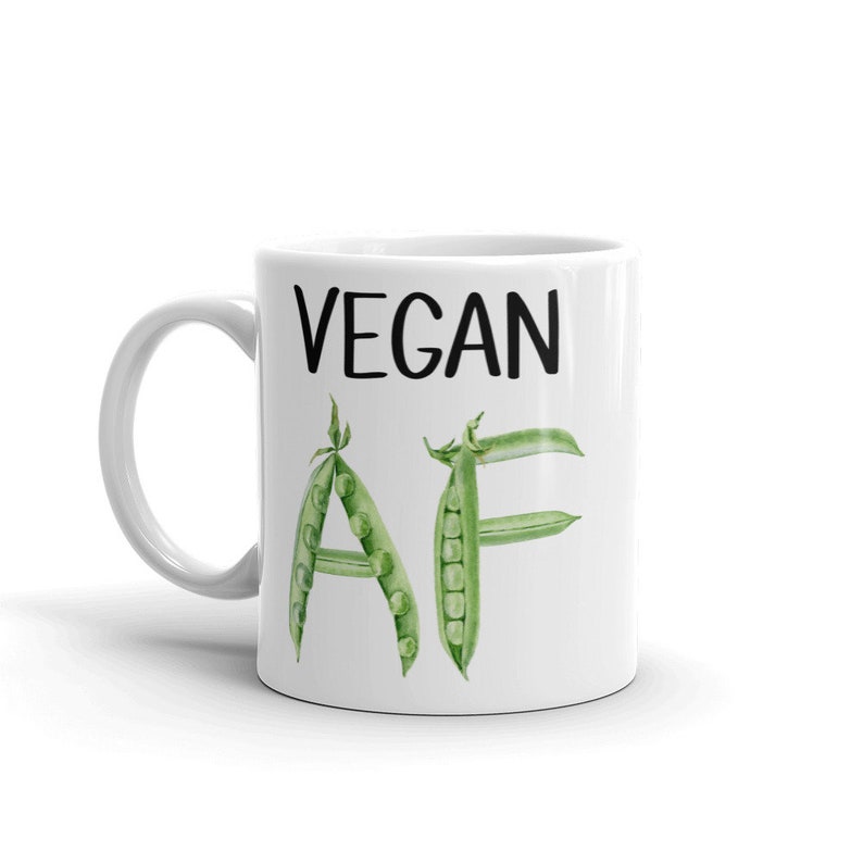 Vegan AF Mug Vegan Gifts Mug for Vegan Funny Vegan Mug Etsy