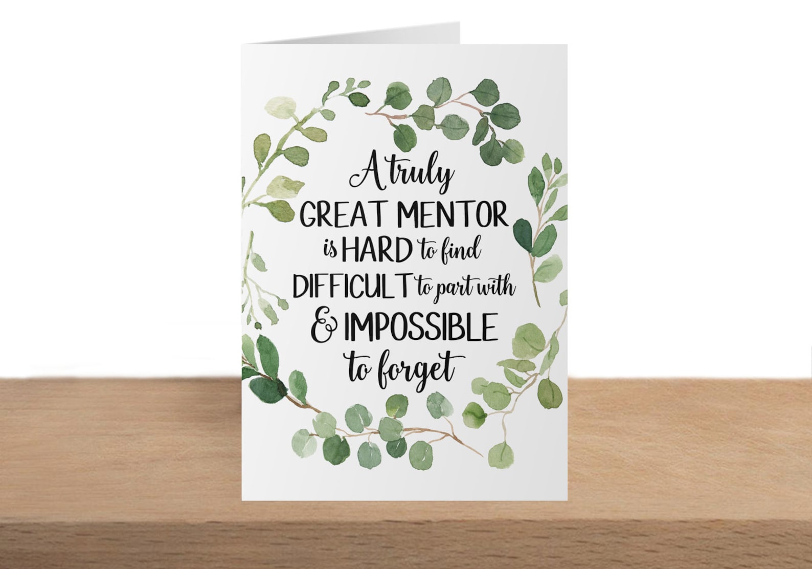 Card for Mentor Mentor Thank You Card Mentor Leaving Card A Etsy
