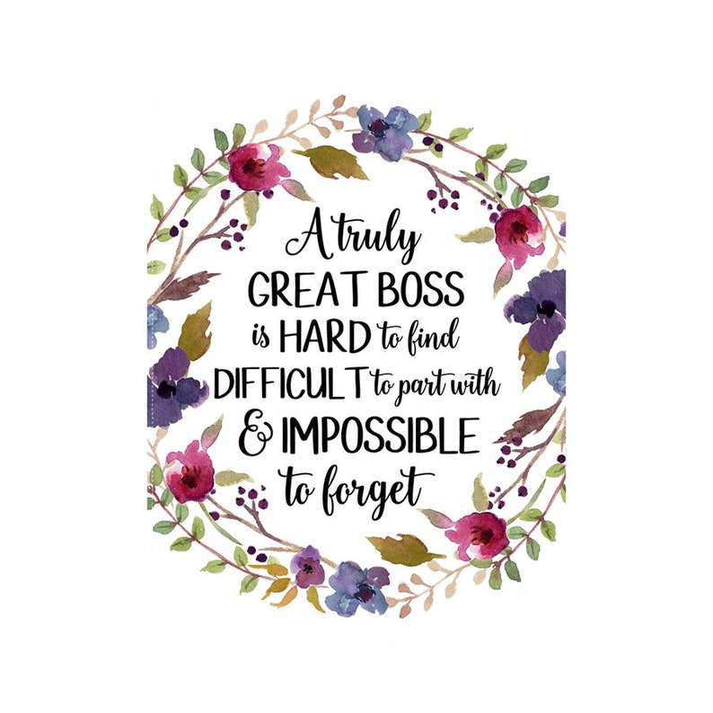 Gift for Boss Leaving Work Gift Farewell Gift Retirement Etsy UK