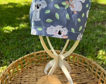 Koala 2 surgical scrub hat-Personalised scrub hat/ scrub cap