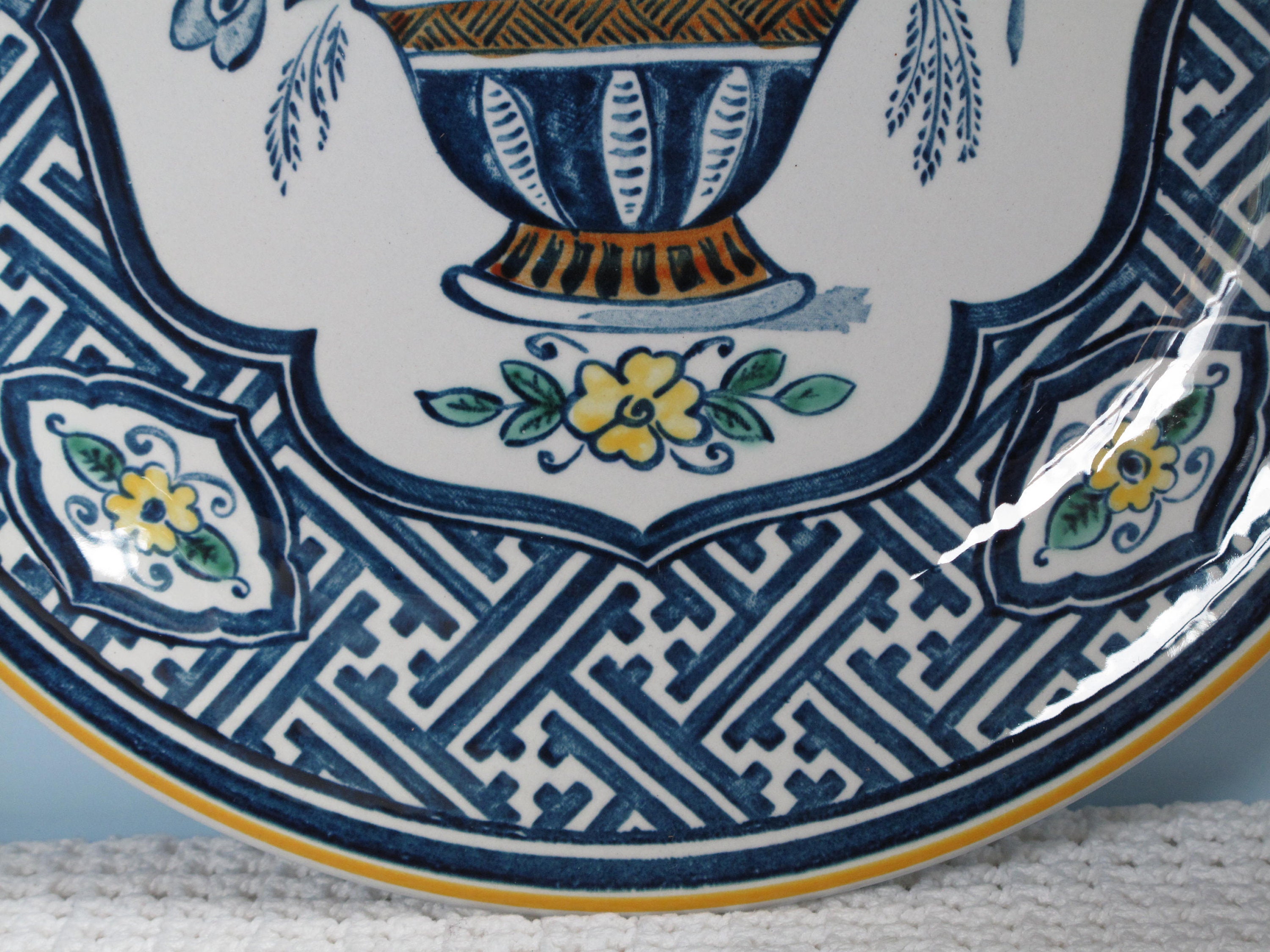Vintage Collectible Plate Villeroy & Boch 24 Cm Hand Painted Etsy