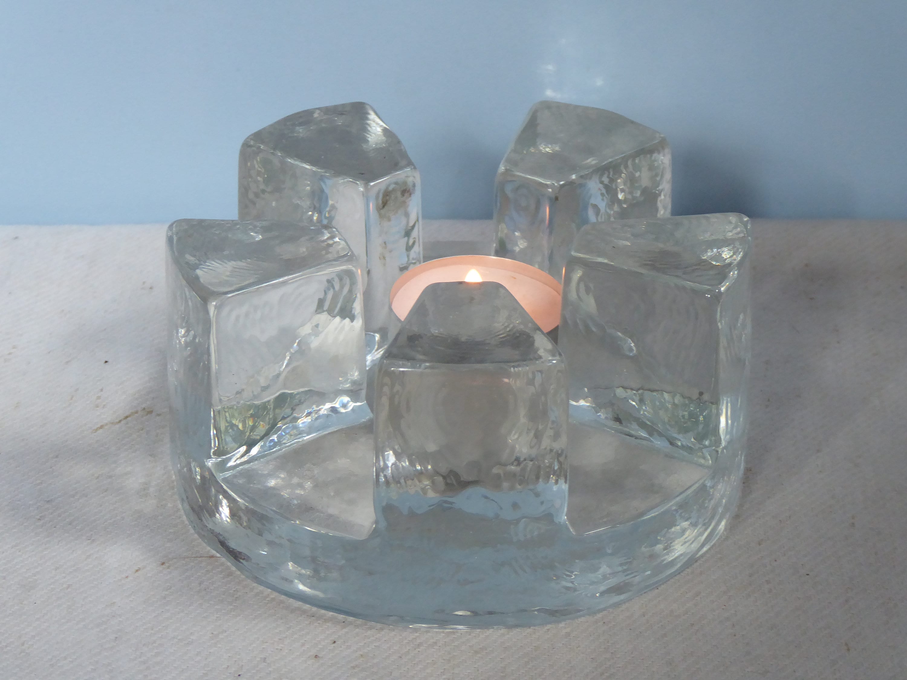 Universal Solid Crystal Glass Teapot Warmer
