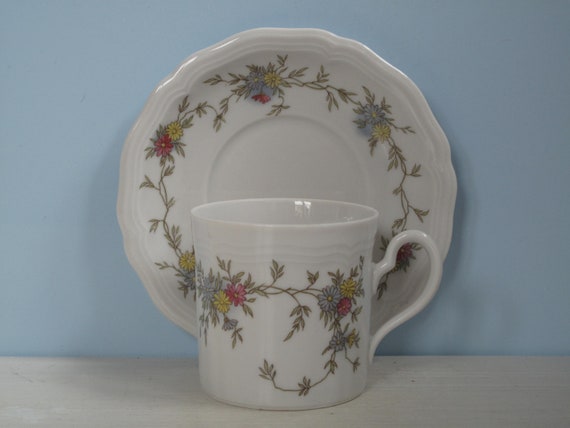 Untertasse 14,5cm blaue Blume Marie Luise Seltmann Untertasse 14,5cm blaue Blume Marie Luise Seltmann