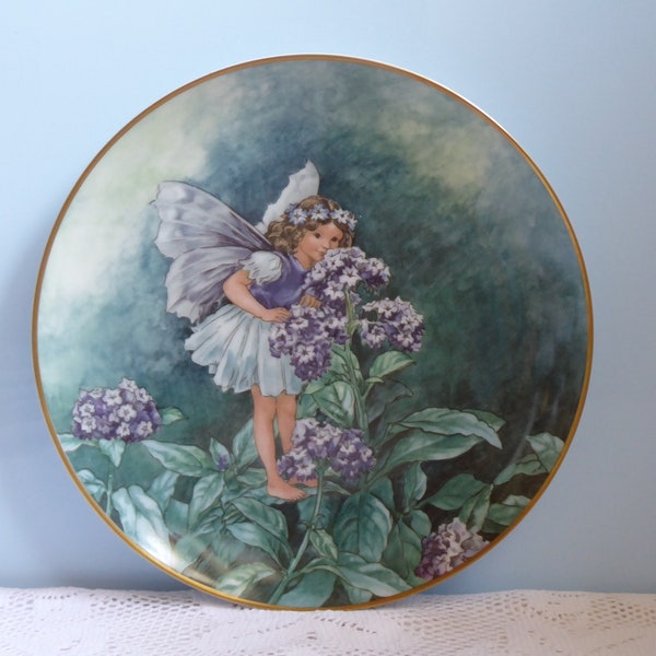 Vintage Villeroy & Boch Heinrich Sammelteller Fee Elfe Blumen Märchen Das Heliotrop-Märchen Wandteller Germany Platte