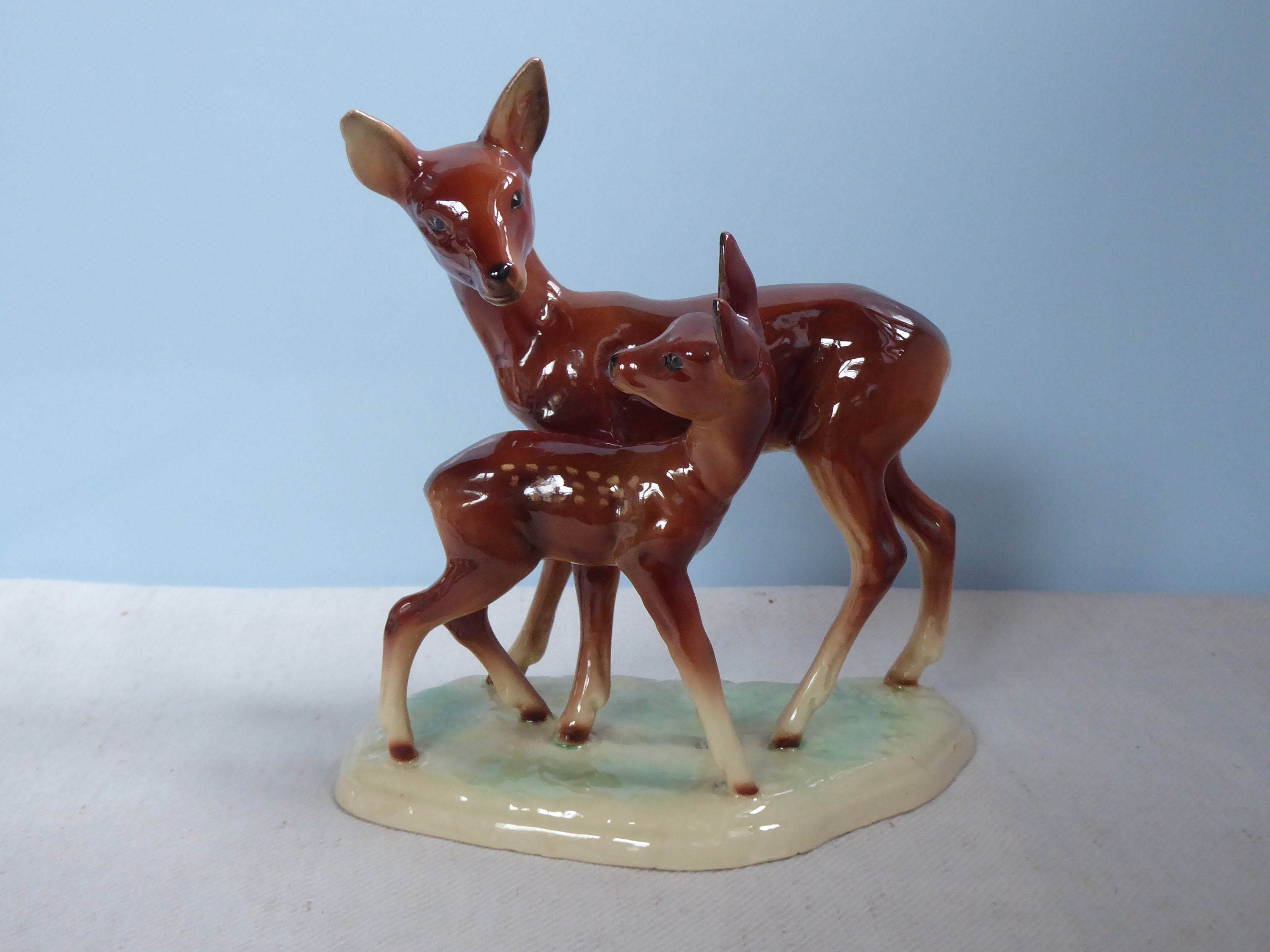 Antique Deer With Fawn Porcelain Mold 771 Cortendorf 50s West Germany  Nostalgic Animal Figure Collectible Fifties Forest Animals - Etsy