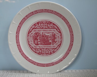 Vintage Rüdesheimer Plate Serving Plate Heinrich Villeroy and Boch Coffee Mug Asbach Uralt Rüdesheim Breakfast Plate Cake Plate