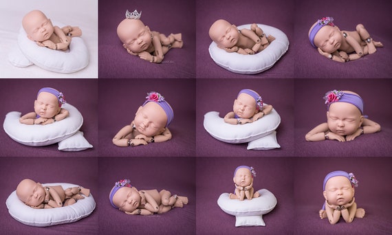 Newborn Photography Infant Sofa Pose Pillow Modelling Sofa Baby Photo –  Dbackdrop