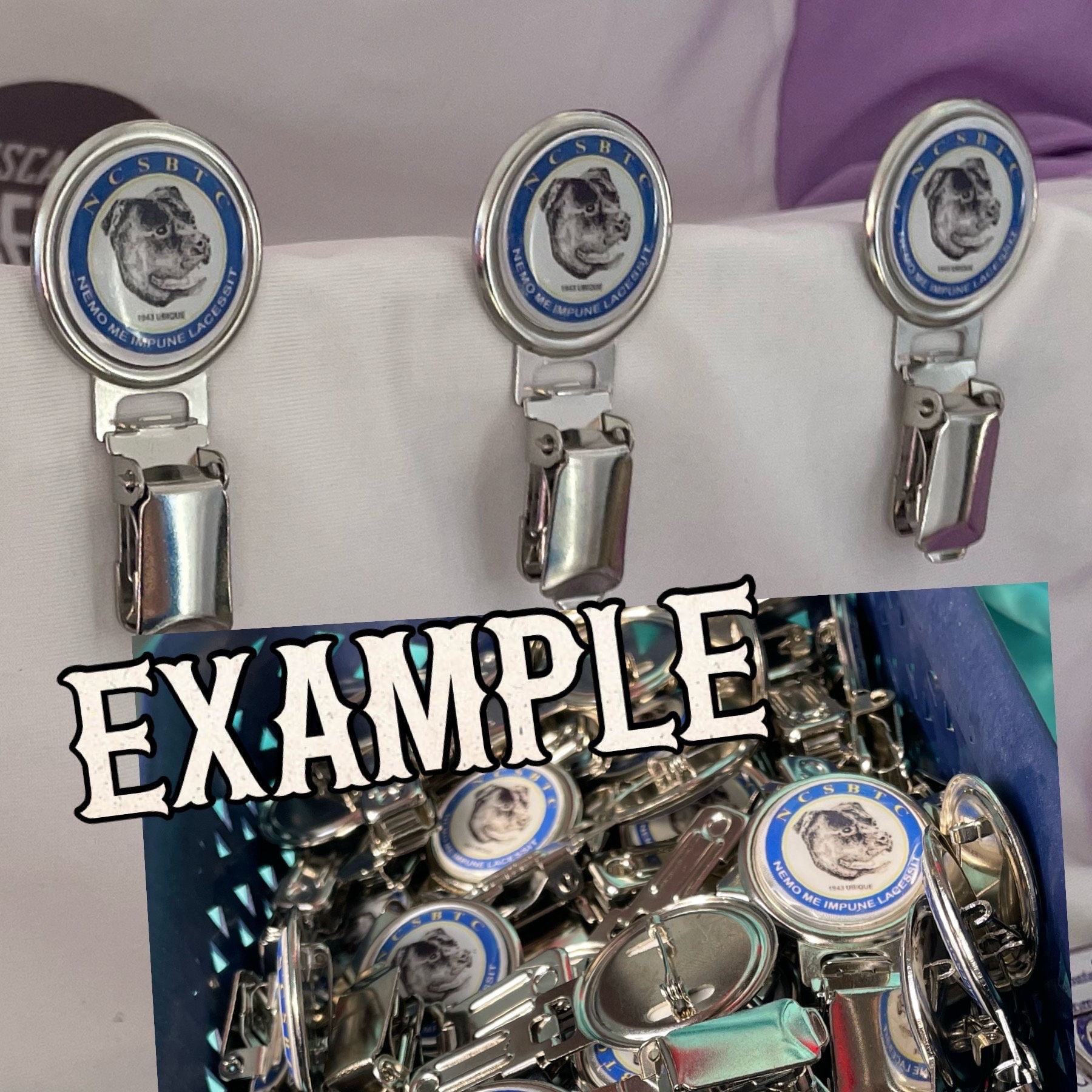 Dog/horse Show Exhibitor Ring Clip Ring Number Holder Any - Etsy