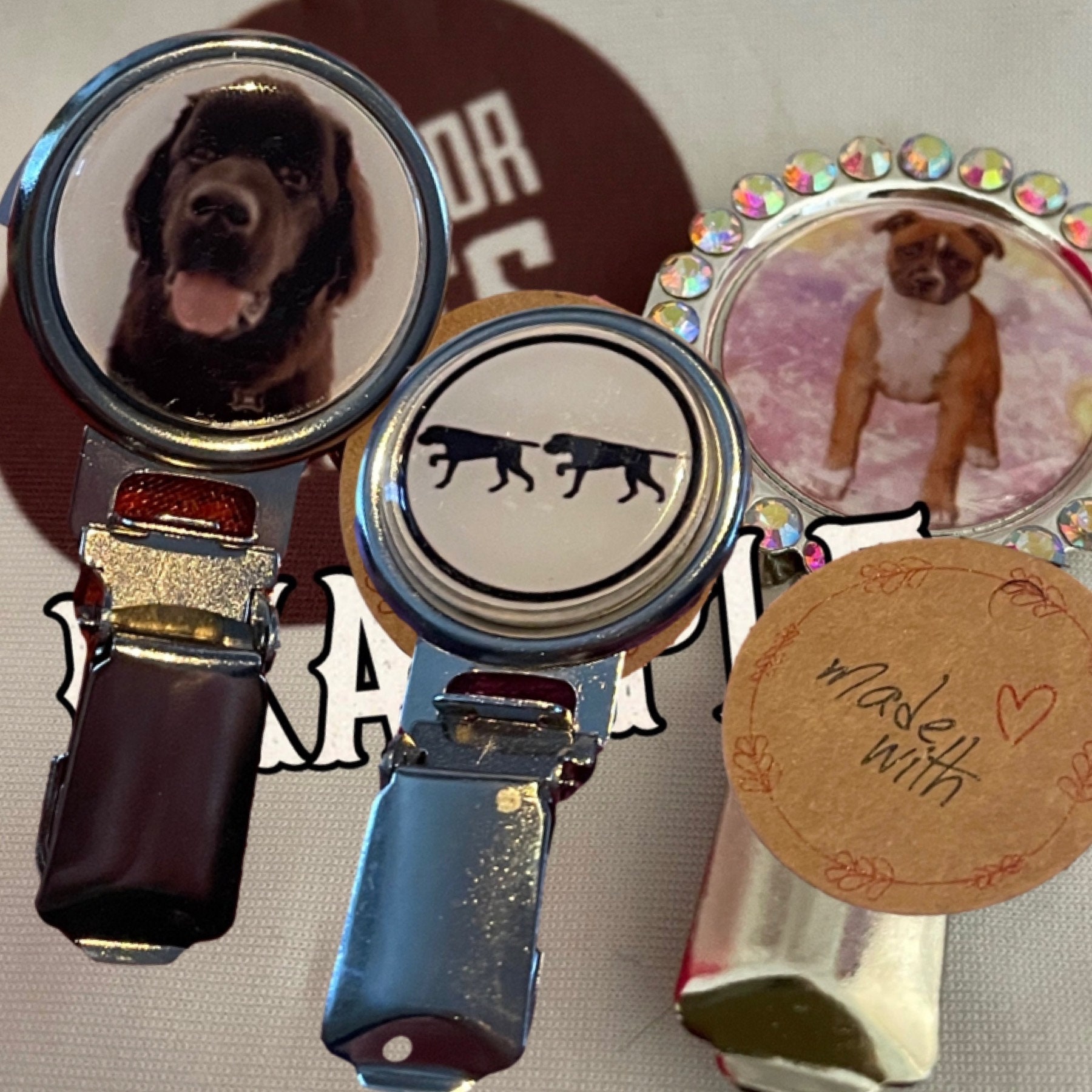 Dog/horse Show Exhibitor Ring Clip Ring Number Holder Any - Etsy