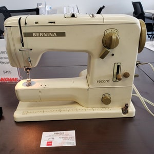 1967 Bernina 730 Record with attachments