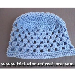 Patrón de gorro de abuela - Patrón PDF de gorro "Lágrimas de abuela"