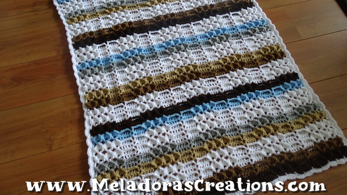 Marshmallow Baby Blanket PDF Crochet Pattern Etsy Israel