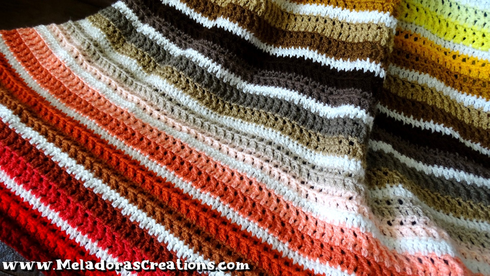 Jagged Scrap Yarn Afghan Etsy Israel