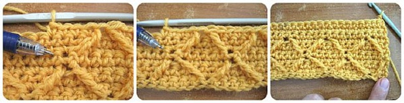 Diamond Stitch Crochet Pattern PDF image 3