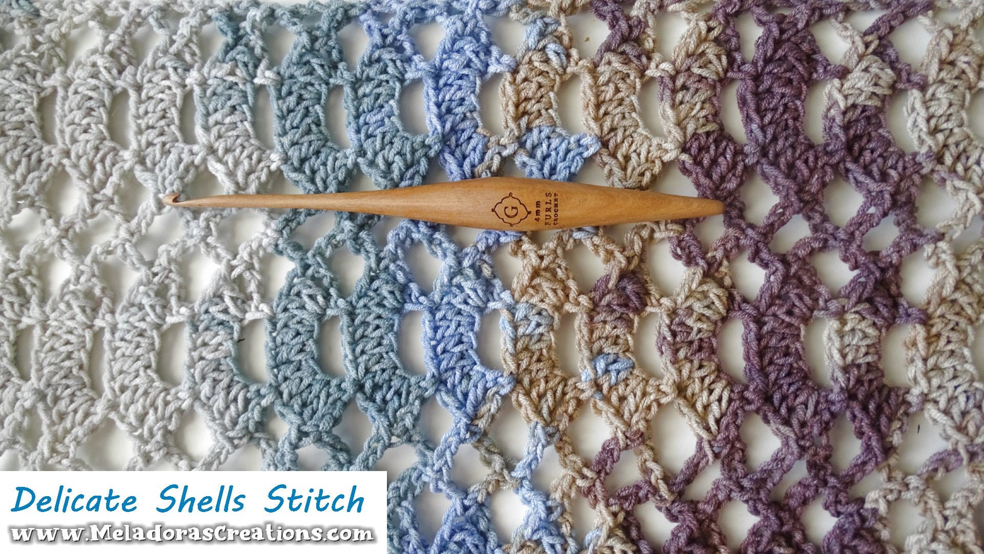 Shell Pattern Lace Lacy Crochet Shell Stitch Pattern: Beginner-friendly (PDF Pattern) - Etsy