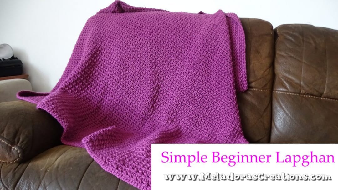Simple Beginner Lapghan PDF Pattern Etsy
