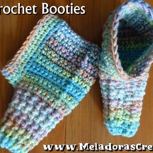 Simple Crochet Booties PDF