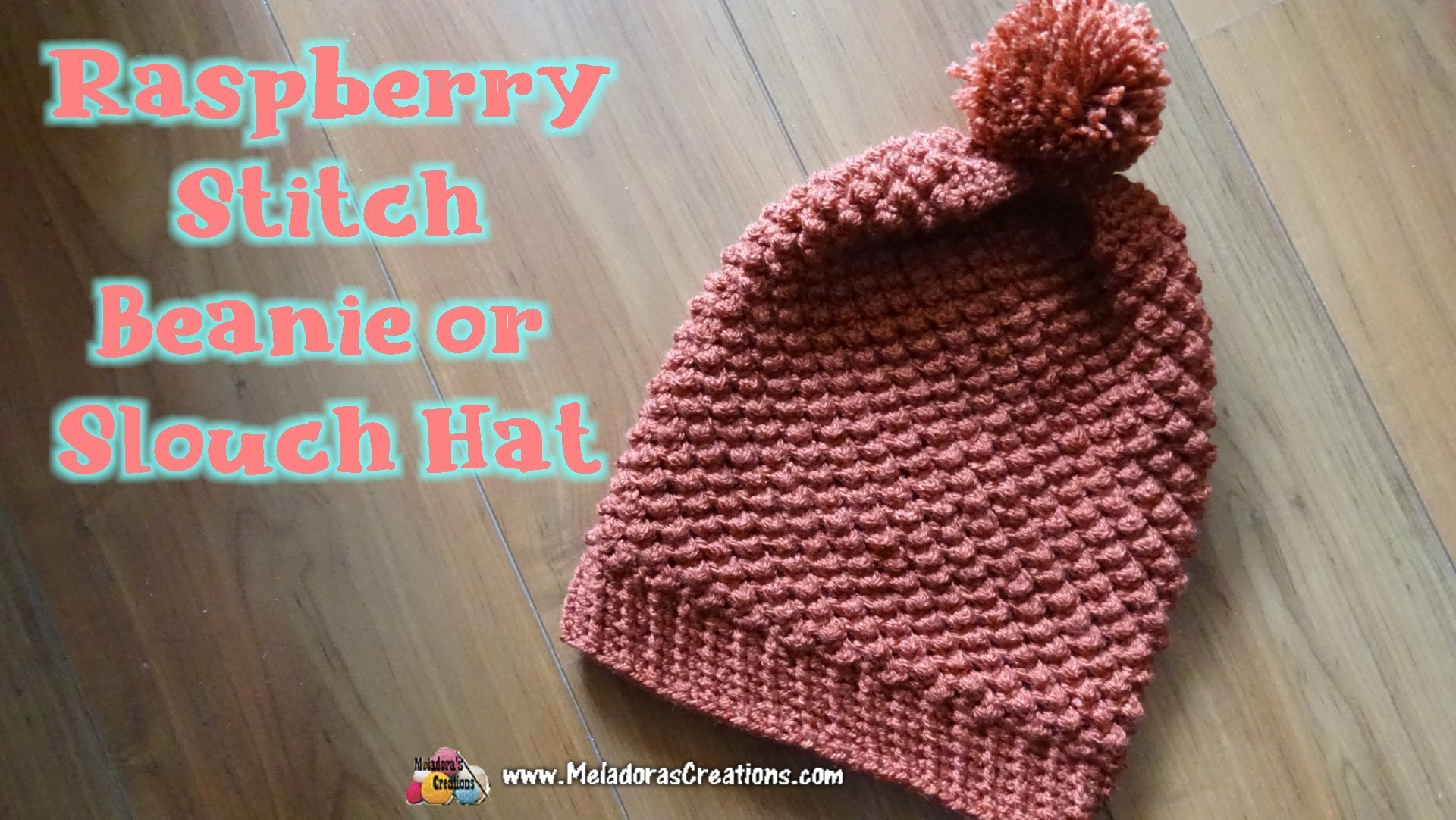 Raspberry Stitch Slouch Hat PDF | Etsy 