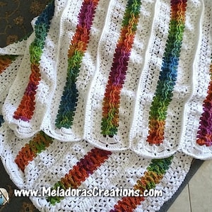 Mile a Minute Celtic Weave Afghan - PDF Crochet Pattern