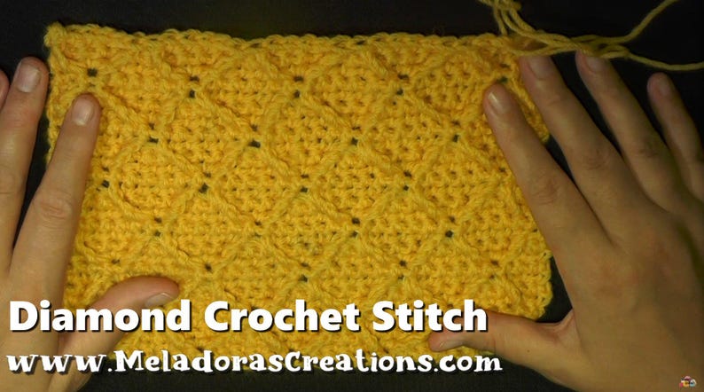 Diamond Stitch Crochet Pattern PDF - Etsy