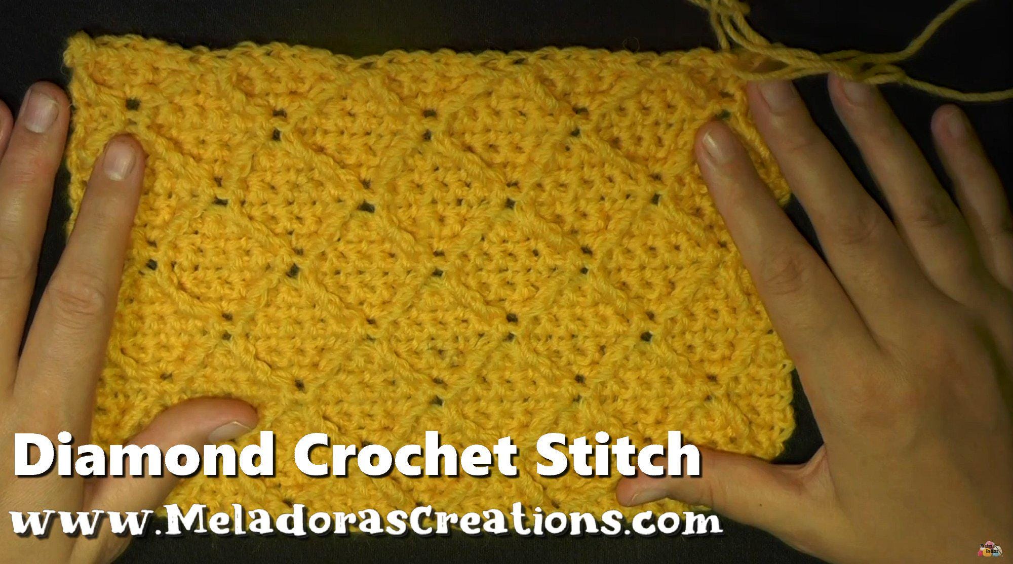 Diamond Stitch Crochet Pattern PDF - Etsy