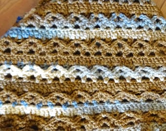 Lacy Waves Crochet Stitch