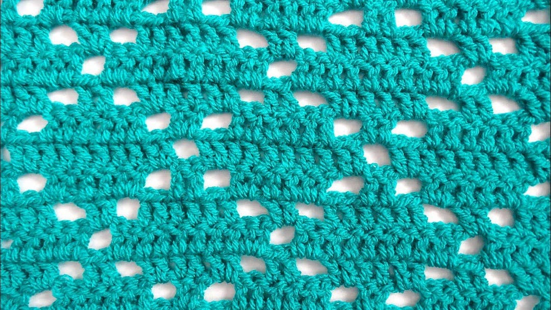 Diamond Lace Crochet Stitch 2 – Crochet Pattern PDF - Etsy